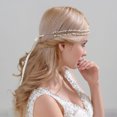 thumbnail image 3 of boda nupcial perlas pelo vid niñas mujer pelo cadena fiesta prom suministro de oro Sunnimix Vid de pelo de la boda, 3 of 8