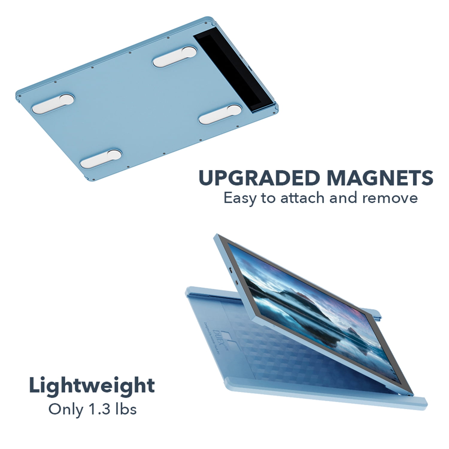 MP 101-1005P07 DUEX Lite 12.5-In. IPS LCD Slide-Out Display for Laptops (Sky Blue)