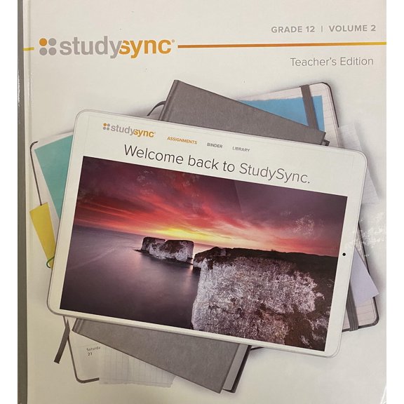 Pre-Owned StudySync, Grade 12, Volume 2, Teacher Edition, c.2021, 9781949739367, 1949739368