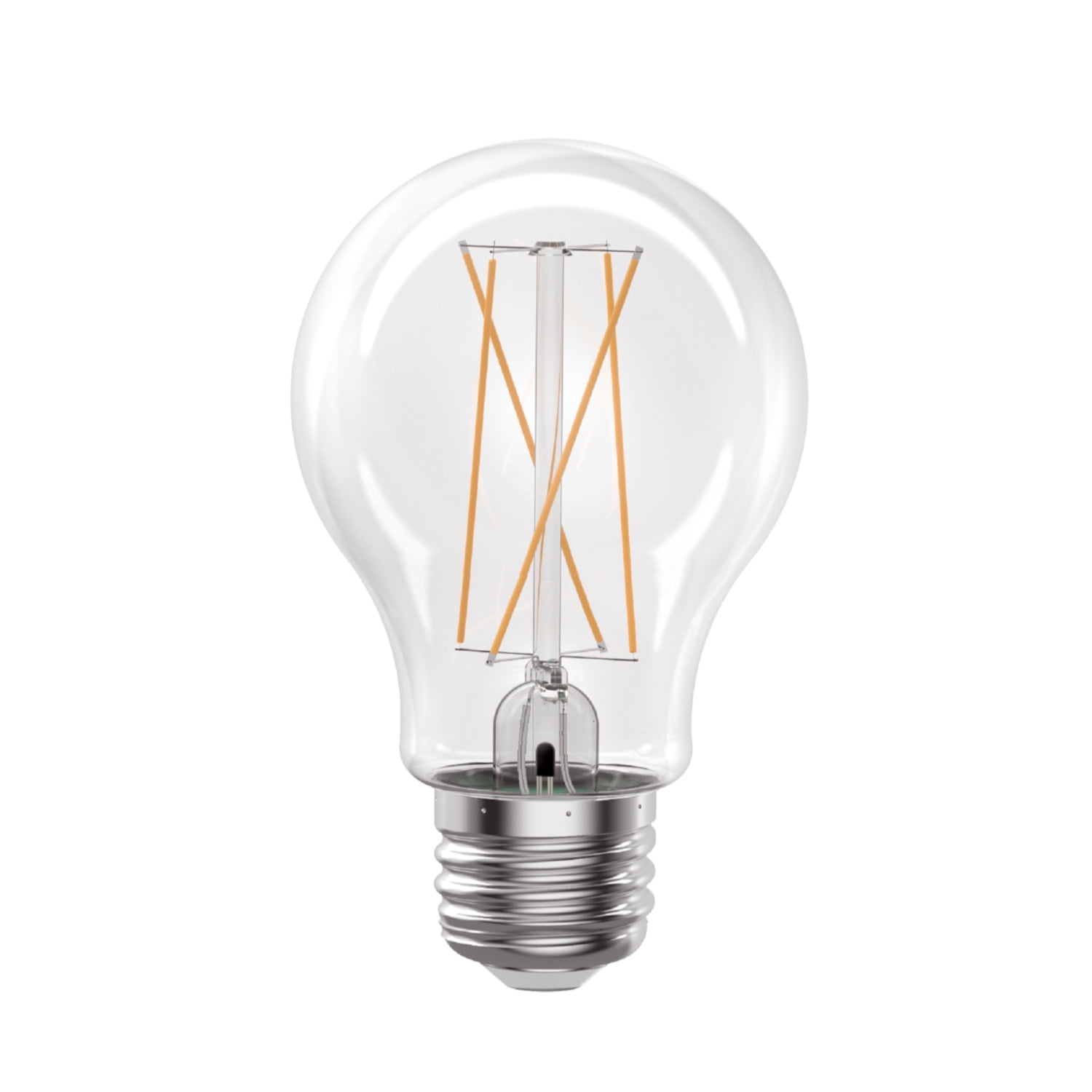 (2 pack) Great Value A19 LED 7W (60W Equivalent) Soft White E26 Medium Base Dusk to Dawn Auto Sensing Light Bulb
