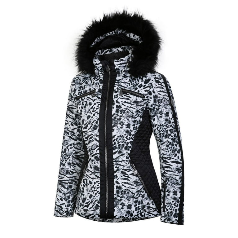 Regatta Womens Julien Macdonald Mastery Animal Print Ski Jacket