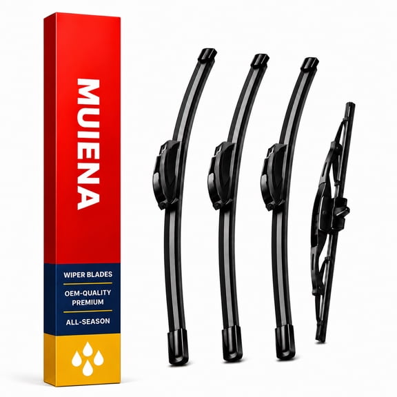 MUIENA Windshield Wipers Replacement for Toyota FJ Cruiser 2007-2014, OEM Quality Premium All-Season Front Rear Wiper Blades-16" 14" 14" 10"(Pack of 4)