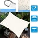 thumbnail image 2 of Sombrilla rectangular de 3x4m impermeable 95% resistente a los rayos UV para jardín patio - Beige, 2 of 5