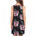 thumbnail image 3 of CNKOO Robes d'Été pour Femmes / Robe de Soleil / Robe Bohème pour Femmes / Longue Robe Fluide / Jolies Robes d'Été Robe d'Été Boho pour Femmes Robe Longue Bohème 2021 Été Soleil, 3 of 5