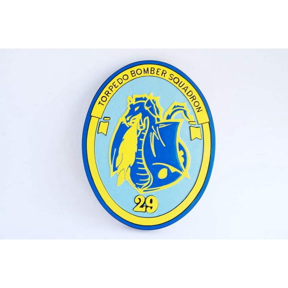 VS-29 World Famous Dragonfires Plaque