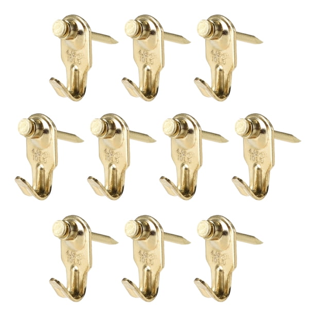 Colgadores de cuadros, Kit de ganchos para colgar marcos de fotos con clavos, Sostiene 10 libras, 25 pcs