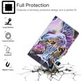 thumbnail image 2 of Case for Lenovo Tab M10 HD 2nd Gen 10.1 inch 2020, TB-X306X/X306F Cover, Allytech Shockproof PU Leather & TPU Back Anti-Scratch Folio Stand Auto Wake Sleep Case with Pen/Card Holder, Colorful Cat, 2 of 6
