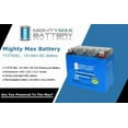 thumbnail image 2 of YTZ7SGEL 12V 6AH GEL Replacement Battery compatible with KTM 505 SX F - 2 Pack, 2 of 7