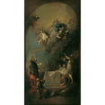 thumbnail image 2 of Franz Anton Maulbertsch 15x24 Gold Ornate Framed and Double Matted Museum Art Print Titled - Ascension Mariens (1782), 2 of 4