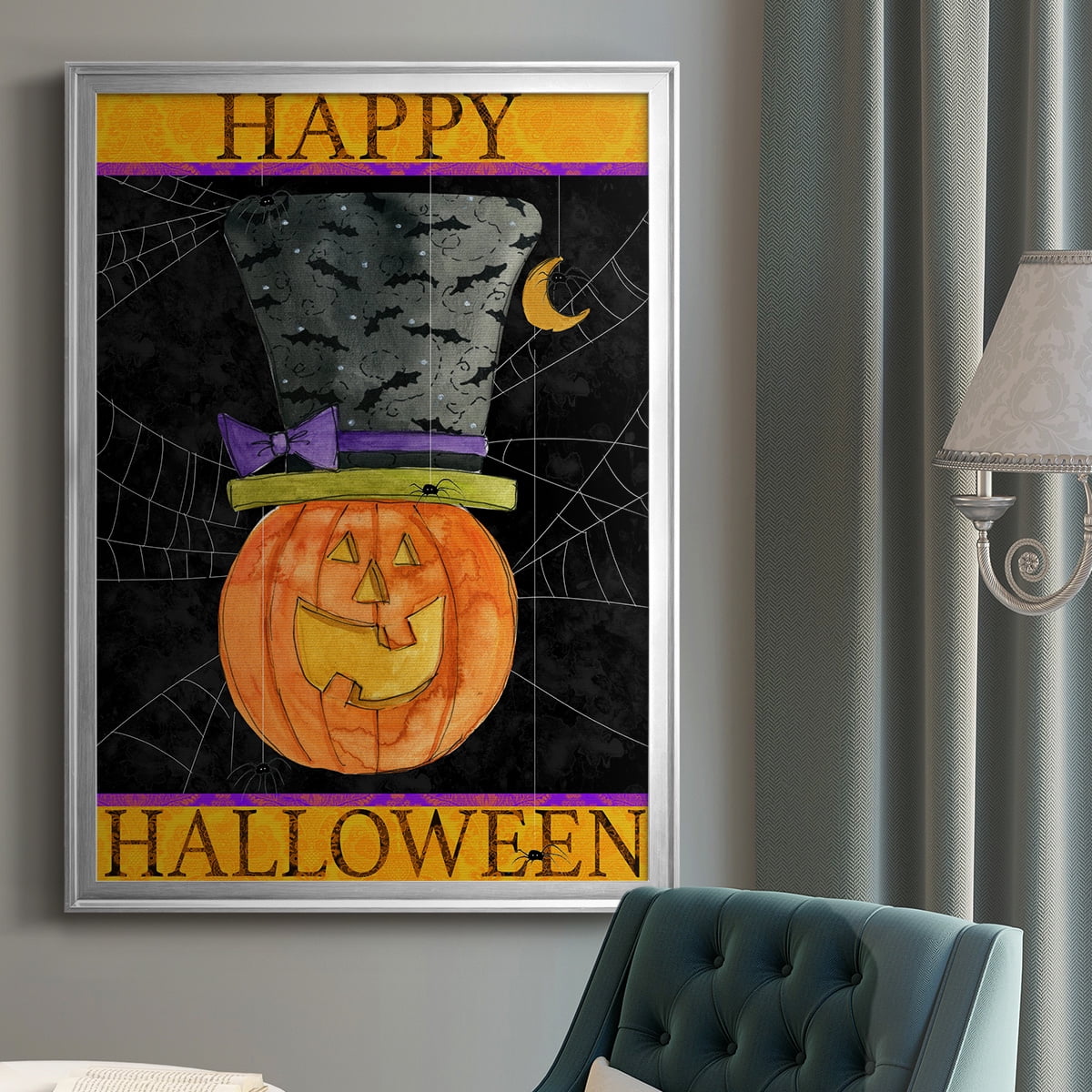 Happy Halloween Premium Classic Framed Print - Ready to Hang