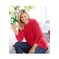 thumbnail image 4 of Woman Within Plus Size Plush Velour Tunic Sweatshirt, 4 of 4