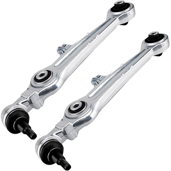 CCIYU Front Upper Left and Right Front Forward Lower Control Arm fit for 2002-2009 A4 A4 Quattro S4 2pcs Suspension Kit