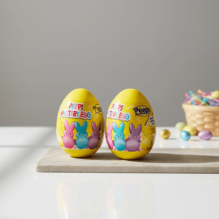Peeps Mystery Egg Easter Surprise Collectible Bunny Egg Toy