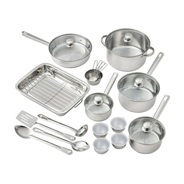 Mainstays Stainless Steel 24Piece Kitchen Set