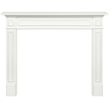 Pearl Mantels Newport Furniture For Your Fireplace, Premium White MDF ...