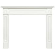 Pearl Mantels 525-48 Mike Fireplace Mantel Surround MDF, 48-Inch, White 48 Inch( Pack of 2 )