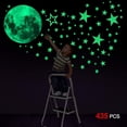 thumbnail image 3 of Estrellas que brillan en la oscuridad y para techo, estrellas luminosas y calcomanías de pared, para decoración de paredes de habitaciones infantiles, estrellas fluorescentes adhesivas, regalo para, 3 of 6
