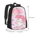thumbnail image 4 of Kuromi and My Melody Backpack Bookbag Casual Daypack Travel Backpacks for Work Hiking Camping, 4 of 7