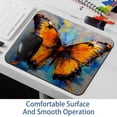 thumbnail image 6 of Butterfly Printed Square Desk Mat Gaming Mouse Pad with Non-Slip Rubber Bottom - 8.3x9.8 Inch Office and Gaming Mouse Pad, 6 of 6