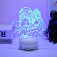 thumbnail image 3 of Usb Ufo Base Anime Lámpara 3d Vampire Knight / kuran Yuki / kiryu Zero para decoración de dormitorio Luz nocturna Regalo de cumpleaños fresco Lámpara de escritorio LED acrílica (remoto plateado Feliz Sencillez, 3 of 3