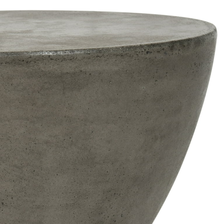 Safavieh athena outdoor modern 2024 concrete round accent table