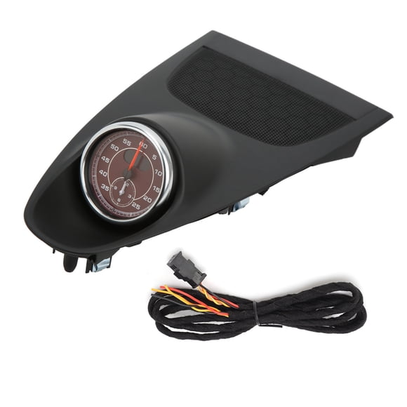 Cubierta superior del reloj del tablero central negro con reemplazo de cronómetro para 718 20162020 (Chronomètre rouge vif) Jadeshay A