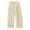 Beige, variant on YYDGH Pants for Men Cotton Casual Elastic Waist Wide Leg Solid Color Pants Solid Palazzo Yoga Pant with Pockets