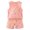 Pink, variant on Toddler Boy Outfits Baby Boys Clothes Set Kids Unisex Spring Summer Waffle Solid Print Short-sleeved Casual 18-24 Months 2t 3t 4t 5t 6t Shorts Suit T shirt Tops Elastic Waist 2PCS