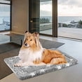 thumbnail image 4 of Fancy Dog Bed Mat, Pet Bed Pad Reversible (Cool & Warm), Machine Washable Crate Pad, Pet Sleeping Mat for Small to XXX-Large Dogs, Grey, Star Pattern,XXL (48inch X30inch X1.1''), 4 of 6