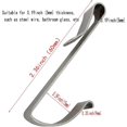 thumbnail image 2 of LinenLoon Snap On Hook 20 Pcs Wire Rack Hook,J Shaped Hook,Heavy Duty S Hook,Rack Hooks Hanging,J Rail Hooks,Wire Rack Hook,Wire Shelving Accessories, 2 of 5