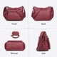 thumbnail image 4 of Bolso bandolera VOLGANIK ROCK de piel sintética suave para mujer, 4 of 6