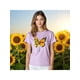 thumbnail image 1 of Blusa con Estampado de Mariposa y Girasoles – Diseño Único y Significativo Color Lila Talla Extra Grande Marca Emil SaEs, 1 of 4