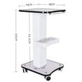 thumbnail image 3 of Rolling Trolley Cart Stand, para salón de belleza y spa, 40 kg, 3 of 9