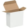 Box Partners Reverse Tuck Folding Cartons 2 5/8" x 3/4" x 2 5/8" White 1000/Case RTC19W