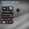 thumbnail image 6 of Auto Yacht RV Circuit Breaker IP67 Waterproof 12V-48V DC Manual Reset Inline Fuse Inverter 30A-300A Safe Dust-Proof Circuit Breaker Fuse for Car Marine Boat Truck ATV Power Protect, 6 of 11