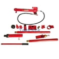YTBW Red 10 Ton Hydraulic Jack Body Frame Repair Air Pump Autobody