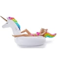 thumbnail image 3 of Flotador inflable para piscina Jasonwell Giant con forma de unicornio para niños y adultos, 3 of 7
