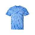 thumbnail image 2 of Dyenomite - Cyclone Pinwheel Tie-Dyed T-Shirt - 200CY - Royal - Size: L, 2 of 3