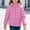 Pink, variant on Girls Quilted Jacket with Hood Casual Zip Up Warm Lightweight Long Sleeve Kids Winter Coat Black 4-12 Years