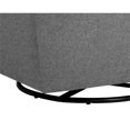 thumbnail image 7 of Sunpan Silvana 18" Modern Fabric Glider Lounge Chair in Belfast Koala Gray, 7 of 7