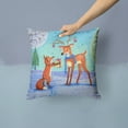 thumbnail image 2 of Carolines Treasures CDCO0416PW1414 Christmas Present from the Fox Canvas Decorative Pillow  14Hx14W multicolor, 2 of 4