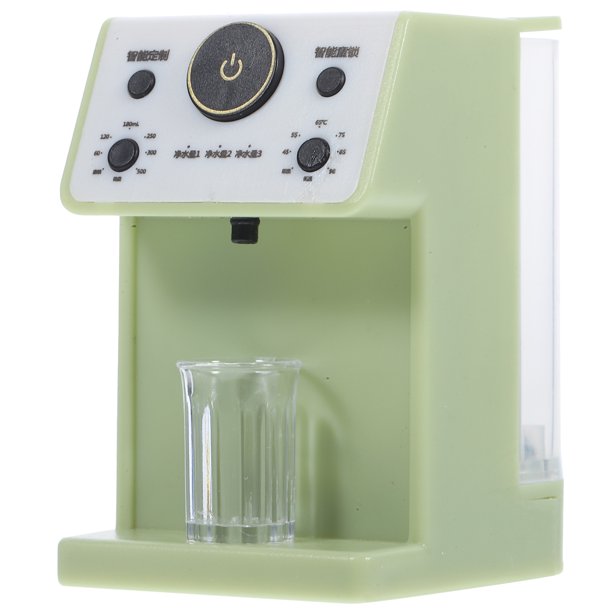 KAKOWELY Casa de muñecas en miniatura, fuente de agua potable, modelo de escritorio, accesorio de cocina, juguete de simulación