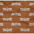 thumbnail image 4 of oneOone Cotton Poplin Twill Rust Brown Fabric Insect Block Fabric For Sewing Printed Craft Fabric By The Yard 56 Inch Wide, 4 of 4