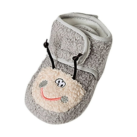 

Winter Warm Baby Shoes Soft Sole Cartoon Shaped Baby Shoes Lace Up Shoes