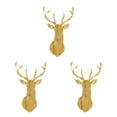 thumbnail image 4 of Justharion Personalized Home Style 3D Mirror Wall Stickers For Creating Unique Decor Instantly Change Look gold XXL 3Set, 4 of 6
