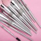 thumbnail image 3 of Professional Makeup Brush Set Luxury 11pcs Silver Glitter Crystal Make Up Brush Kit Vegan Soft Synthetic Hair Foundation Eyeshadow Eyebrow Lip Cosmeti, 3 of 4