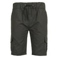thumbnail image 1 of Men‘s Cargo Sports Short Pants Casual Slim Fit Solid Drawstring Elastic Waist Shorts With Pockets, 1 of 6