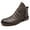 Grey, variant on Woobling Men Non Slip Bootie Shoes Work Side Zip Casual Leather Boot Gray 9