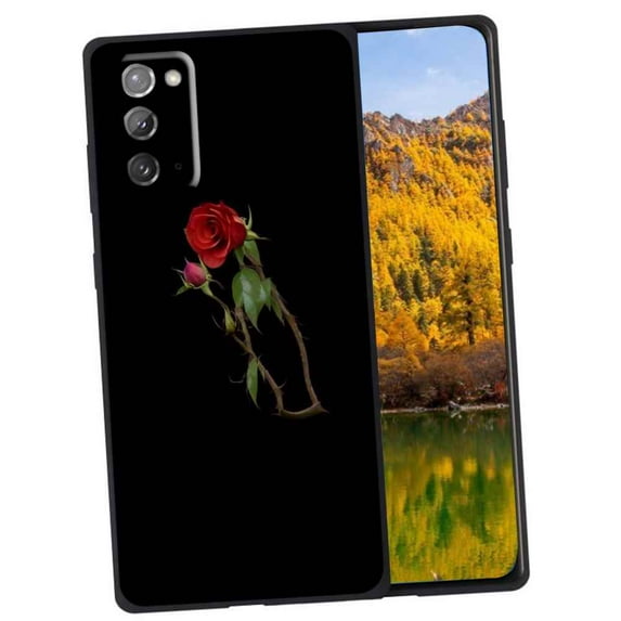 Compatible with Samsung Galaxy Note 20 5G Phone Case, rose-flowers-766 Case Silicone Protective for Teen Girl Boy Case for Samsung Galaxy Note 20 5G