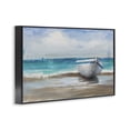 thumbnail image 2 of Stupell Industries Tropical Painterly Boat On The Shore Black Framed Giclee Art, 18 x 12, by Cloverfield & Co., 2 of 8